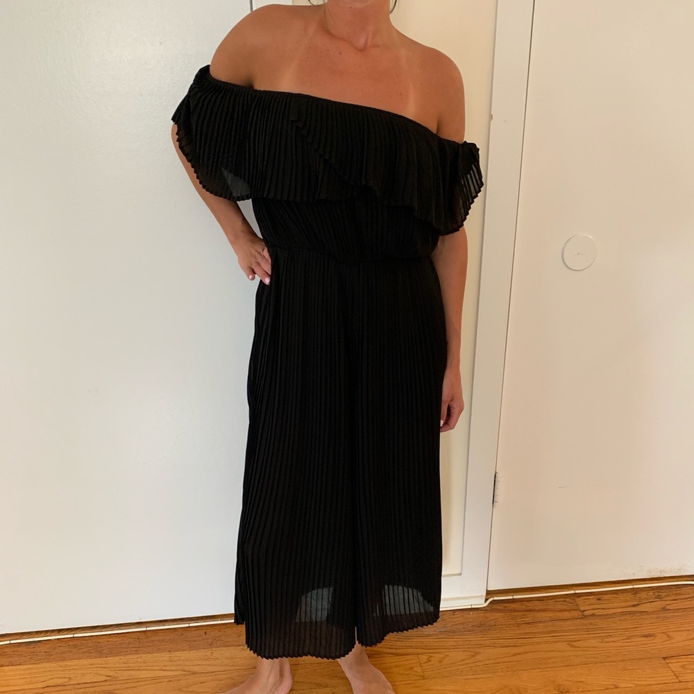 Off shoulder black dress NWT